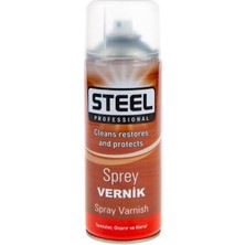 Steel Sprey Vernik -400ML 2 Adet- Onarır Korur Temizler