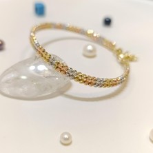 Dorika Toplu Kelepçe Bilezik 14 Ayar Altın Hd Videolu