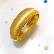 Altın Ofisi Zımparalı Kelepçe Bileklik 22 Ayar Altın HD VİDEOLU