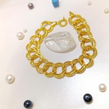 Altın Ofisi Saman Yolu Bileklik Künye 14 Ayar Altın