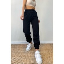 Siyah Jogger Eşoftman Altı