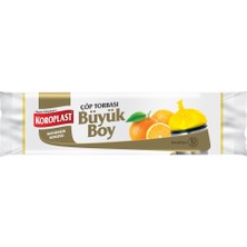 Koroplast Çöp Torbası Mandarin Kokulu Büyük Boy 10'lu 65 x 80 cm x 3 Paket