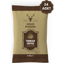 Gold Pasion Türk Kahvesi 100 gr x 24'lü