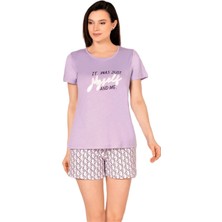 Yazlık Kadın Kısa Kol Şortlu Takım