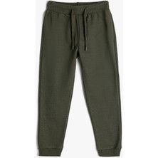 Koton Basic Jogger Eşofman Altı Beli Bağlamalı Cepli