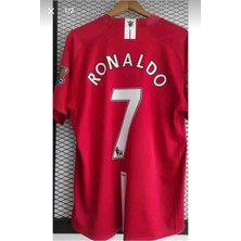 C.ronaldo M.unitedd 2008 Moskow Finali Forması Kırmızı