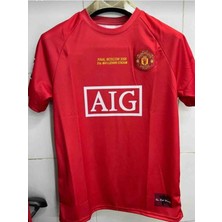 C.ronaldo M.unitedd 2008 Moskow Finali Forması Kırmızı