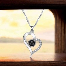 Hid Silver Yüz Dilde Seni Seviyorum Yazılı Kolye Modeli