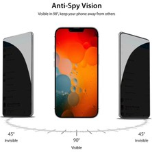 Lisinya iPhone 13 Pro Uyumlu Hayalet Ekran Gizli Tam Kaplayan Kırılmaz Cam Seramik Ekran Koruyucu Film