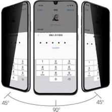 Lisinya Samsung A30 Uyumlu Hayalet Ekran Gizli Tam Kaplayan Kırılmaz Cam Seramik Ekran Koruyucu Film
