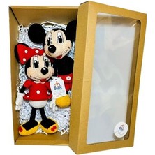 Mickey ve Minnie Mouse Takımı Amigurumi Organik Hediye Seti