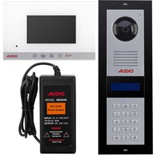 Audio Görüntülü Diafon Paketi 11 Daire Şifreli Set