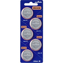 Sony CR2430 Pil Para Pil Düğme Pil 5'li Kart