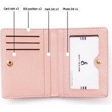 Field Kısa Tip Kadın Cüzdanı Pembe (Yurt Dışından)