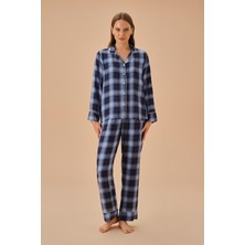 Suwen Shiny Gömlek Yaka Pijama Takımı