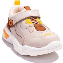 Vicco Charm 346P24K312CN Bej Ortopedik Günlük Erkek Çocuk Spor Ayakkabı