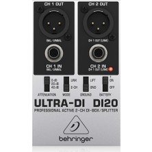 Behringer DI20 İki Kanal Aktif DI Box