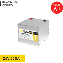 WERER ENERGY 24V 230Ah LiFePO4 Platinum Series Bluetooth'lu Lityum Demir Fosfat Akü