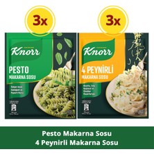 Knorr Pesto Makarna Sosu 50gr x3 + 4 Peynirli Makarna Sosu 50gr x3