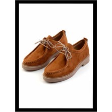 Bambi Camel Süet  Kadın Loafer Ayakkabı K01474020202