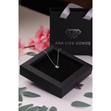 925 Ayar Gümüş Kalp Model Kolye