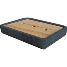 Primanova Madera 4 Parça Banyo Seti Siyah