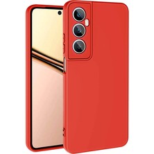 Case 4u Realme C65 4g Kılıf Kamera Korumalı Içi Kadife Logosuz Mara Lansman Silinebilir Kılıf Kırmızı