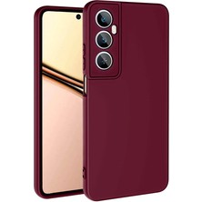 Case 4u Realme C65 4g Kılıf Kamera Korumalı Içi Kadife Logosuz Mara Lansman Silinebilir Kılıf Koyu Mor