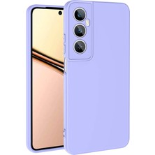 Case 4u Realme C65 4g Kılıf Kamera Korumalı Içi Kadife Logosuz Mara Lansman Silinebilir Kılıf Lila