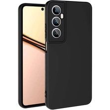 Case 4u Realme C65 4g Kılıf Kamera Korumalı Içi Kadife Logosuz Mara Lansman Silinebilir Kılıf Siyah