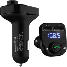 Car X8 Araç Fm Transmitter Bluetooth USB Mp3 Sd Kart Çakmaklık Girişli Oto Müzik Çalar Kiti