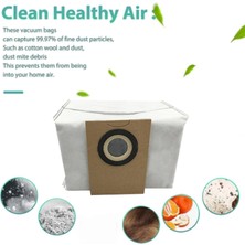 Bearrt Vıomı Alpha2 Pro Robot Süpürge Için 6 Adet Toz Torbası Çöp Torbası Yedek Parça Aksesuarı (Yurt Dışından)
