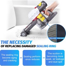 Bearrt Dyson V7 V8 SV10 SV11 Vakum Haznesi Yedek Toz Haznesi Üst Kapağı Tetik Kilidi Toz Kovası Kapağı (Yurt Dışından)