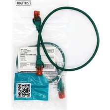 Digitus Patch Cord Utp Cat6 0.50 mt Green (10'lu Paket)