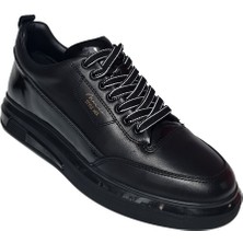 Marcomen Rugan Parçalı Model Hakiki Deri Kalın Köpük Taban Erkek Sneaker Ayakkabı 19380