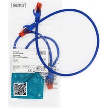 Digitus Patch Cord Utp Cat6 0.50 mt Blue (10'lu Paket)