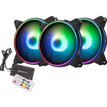 GamePower Air Turbine ARGB/RGB 3x12cm Fan Set Kit