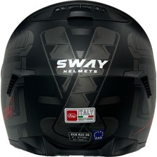 Sway Sw 820 Xamurai Full Face Motosiklet Kaskı - Xl
