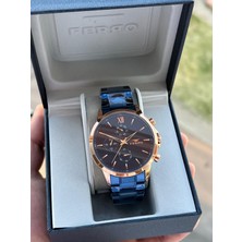 Ferro Çelik Kordon Iç Fonksiyonları Aktif 30 mt Suya Dayanıklı Erkek Kol Saati EFM11051-T