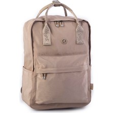 Nas Bag  Sırt ve El Çantası Büyük Boy Su Geçirmez Sırt Çantası (29X40 cm ) Vizon
