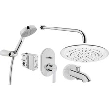 Vitra Artema Fold S Ankastre Banyo Bataryası 6 Lı Set N42253 Çıkış Uçlu