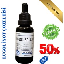 Onur Kimya İyot Solüsyonu Damlalıklı Lugol Çözeltisi %2'lik 30 ml