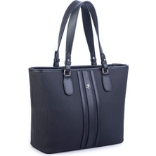 Nas Bag Kadın Omuz Çantası Spor Şık Ayarlanabilir Omuz Askılı  Siyah  (33X27X12 cm )