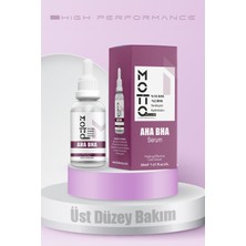 Motto Plus Professional %10 Aha %2 Bha Yenileyici ve Aydınlatıcı Üst Düzey Peeling Bakım Serumu 30ml