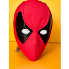 3D Hayal Ötesi Lady Deadpool Maske Mıknatıslı Plastik Maske