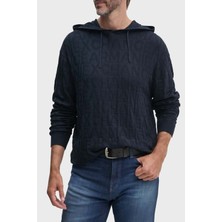 Armani Exchange Regular Fit Kapüşonlu Yaka Örme Kazak Erkek Kazak 6DZM1B ZM4DZ 1510