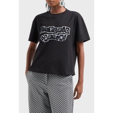 Emporio Armani Logolu Pamuk Regular Fit Tshirt Kadın Tshirt 6D2T7H 2J4EZ 0999