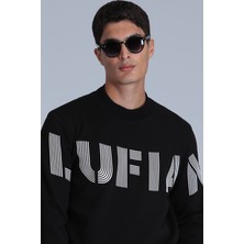 Lufian Todillo Erkek Sweatshirt Siyah