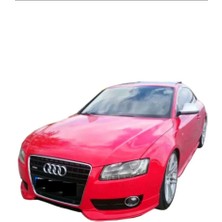 Nam Tuning Audi A5 B8 Ön Tampon Flap Seti 2007-2011 Parlak Siyah