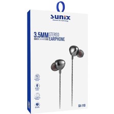 Sunix Stereo 3.5mm Kulak Içi Kablolu Kulaklık SX-110